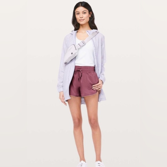 LULULEMON 8 Choose a Side MR Mauve & Merlot Reversible 3” Running Shorts Worn 1x